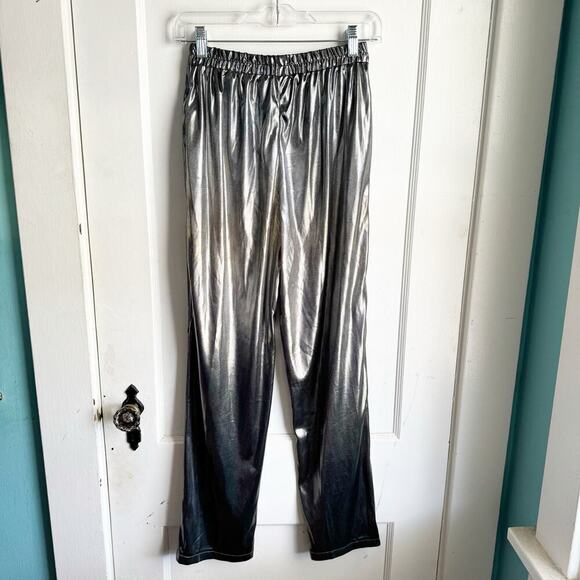 Vintage L Rothschild Night Life for Lilli Ann Metallic Pull on Pants Retro Small - Picture 11 of 13